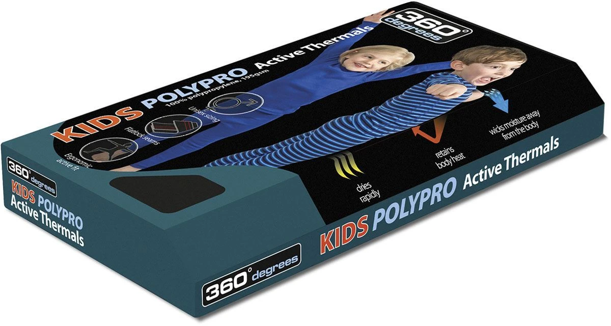 360 Degrees Polypro Active Kids Thermal Bottom 3 360 Degrees Polypro Active Kids Thermal Bottom