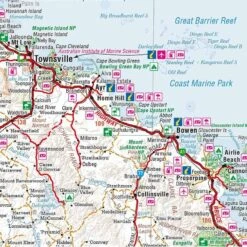 Hema Queensland State Map -Outdoor Camping Shop 0022618 queensland state map