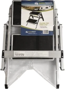 Two Stage Folding Step 9 Two Stage Folding Step -Outdoor Camping Shop 0029227 two stage folding step