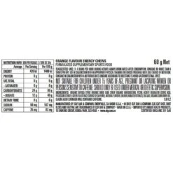 Clif BLOKS Energy Chews 60g Orange -Outdoor Camping Shop 0035539 shot energy blocks orange