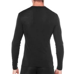 Icebreaker Men's 175 Everyday Long Sleeve Crewe -Outdoor Camping Shop 0035735 copy of mens 175 everyday long sleeve crewe small black