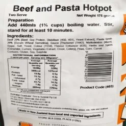 Beef & Pasta Hotpot -Outdoor Camping Shop 0040273 beef pasta hotpot