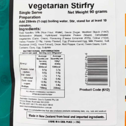 Vegetarian Stirfry -Outdoor Camping Shop 0040294 vegetarian stirfry