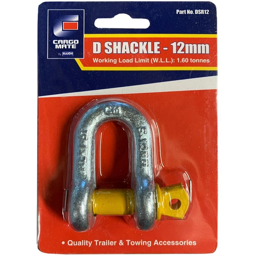 D−Shackle Grade S 12mm 1.6T 4 D−Shackle Grade S 12mm 1.6T - Image 2