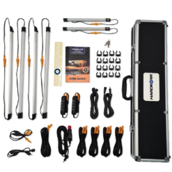 6 Bar LED 3 Colour Camp Light Kit