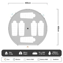 Bellbird Glamping Tent 23 Bellbird Glamping Tent -Outdoor Camping Shop 1202475