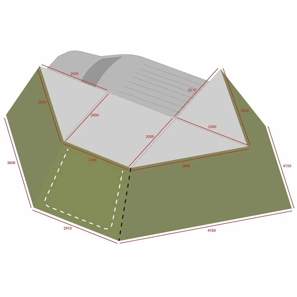 Falcon 270 Passenger Side Awning 6 Falcon 270 Passenger Side Awning - Image 4