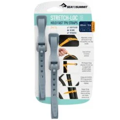 Sea To Summit Stretch−Loc 18 TPU Straps 12mm X 450mm 2 Pack -Outdoor Camping Shop 1208282 stretch loc 18 tpu straps 12mm x 450mm 2 pack