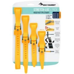 Sea To Summit Stretch−Loc All Sizes TPU Straps 20mm 4−Pack 22 Sea To Summit Stretch−Loc All Sizes TPU Straps 20mm 4−Pack -Outdoor Camping Shop 1208460 stretch loc all sizes tpu straps 20mm 4 pack