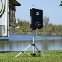 Black Smart Hot Water System 6Lpm -Outdoor Camping Shop 1208817 black smart hot water system 6lpm