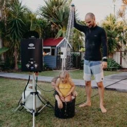 Black Smart Hot Water System 6Lpm -Outdoor Camping Shop 1208827 black smart hot water system 6lpm