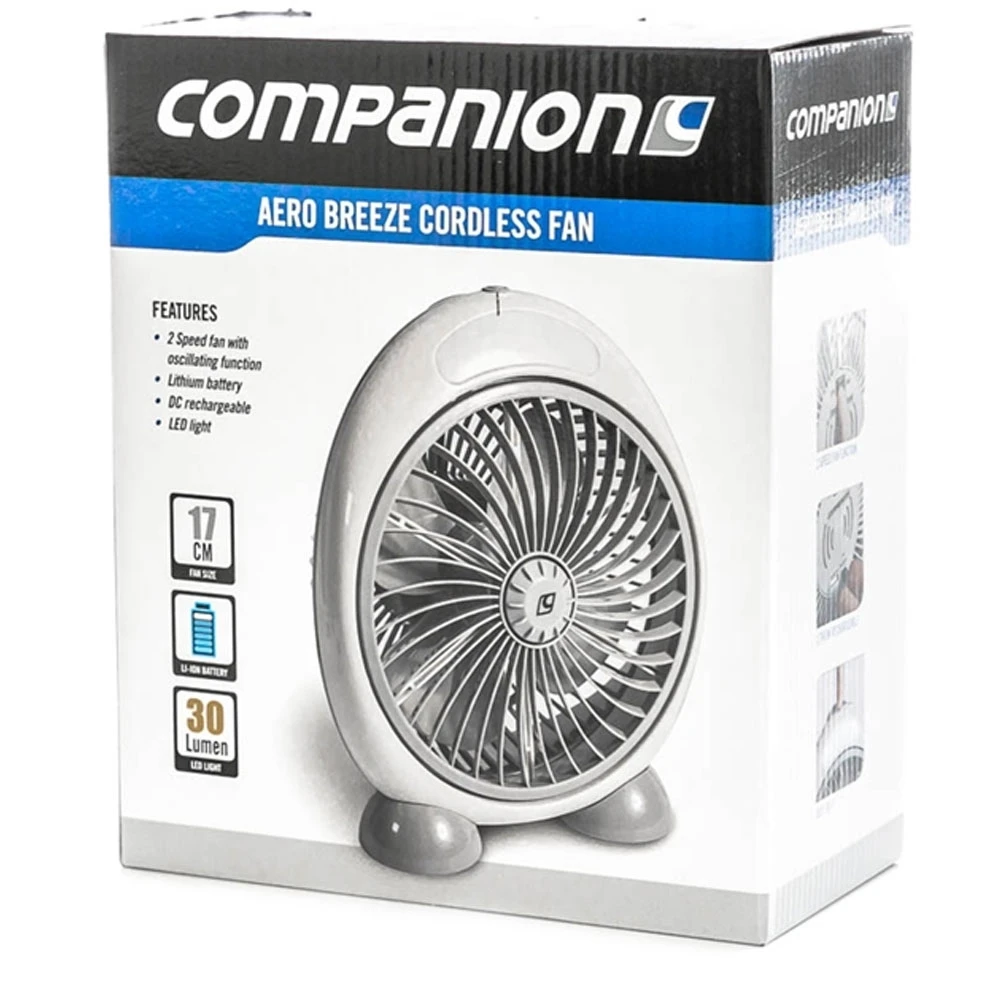 Companion Aero Breeze Portable Fan 17cm 12 Companion Aero Breeze Portable Fan 17cm - Image 10