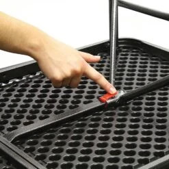 OZtrail Ironside 4 Foot 120cm Fold In Half Table -Outdoor Camping Shop 1214348 ironside 120cm folding table