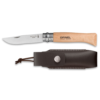 Opinel N°08 Stainless Steel Knife + Sheath Set -Outdoor Camping Shop 1223464 n08 stainless steel knife plus sheath