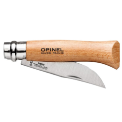 Opinel N°08 Stainless Steel Knife + Sheath Set -Outdoor Camping Shop 1223469 n08 stainless steel knife plus sheath