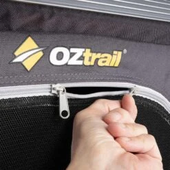 OZtrail 3 Shelf Deluxe Double Cupboard -Outdoor Camping Shop 1227613 3 shelf deluxe double cupboard