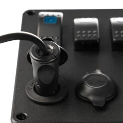 DC Control Box For External Battery With Voltage Display -Outdoor Camping Shop 1227652 dc control box for external battery with voltage display