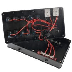 DC Control Box For External Battery With Voltage Display -Outdoor Camping Shop 1227656 dc control box for external battery with voltage display