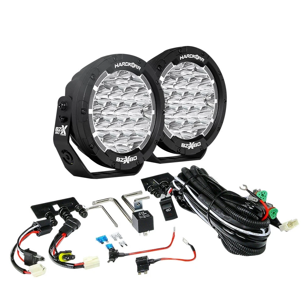 BZR−X Series 7” LED Driving Lights With Wiring Harness 10 BZR−X Series 7” LED Driving Lights With Wiring Harness - Image 8