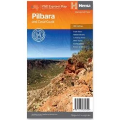 Hema Pilbara And Coral Coast Map 9th Edition