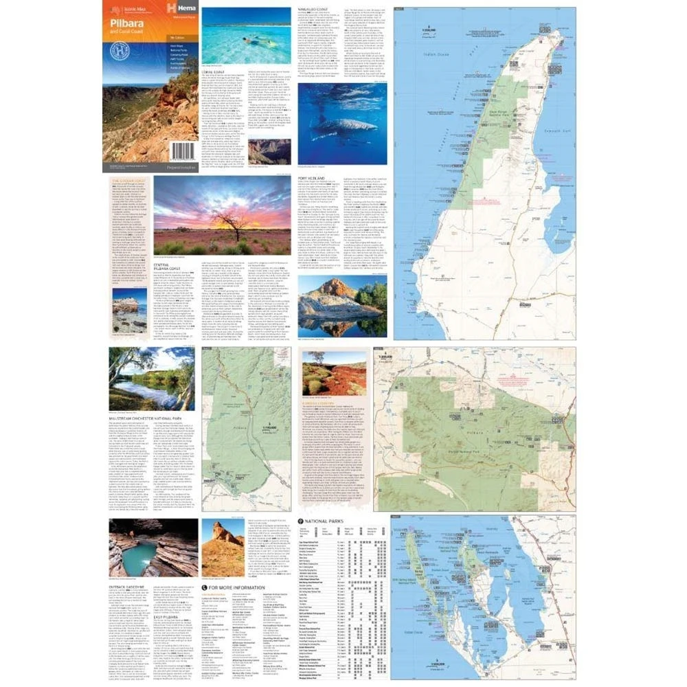 Hema Pilbara And Coral Coast Map 9th Edition 4 Hema Pilbara And Coral Coast Map 9th Edition - Image 2