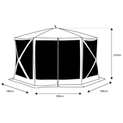 Screen House Hex -Outdoor Camping Shop 1242502 screen house hex