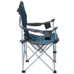 OZtrail Deluxe Arm Chair -Outdoor Camping Shop 1243571 deluxe arm chair blue