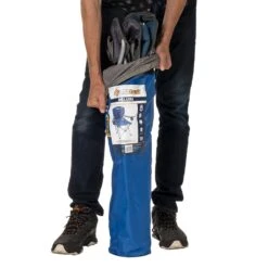 OZtrail Deluxe Arm Chair -Outdoor Camping Shop 1243576 deluxe arm chair blue