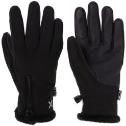 Nina Soft Shell Ladies Glove -Outdoor Camping Shop 1250427 nina soft shell ladies glove black x small