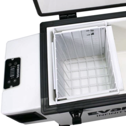 RFE60−FF Fibreglass Infinity Fridge/Freezer 60L -Outdoor Camping Shop 1254941 fdge evakool rfe 60 ff