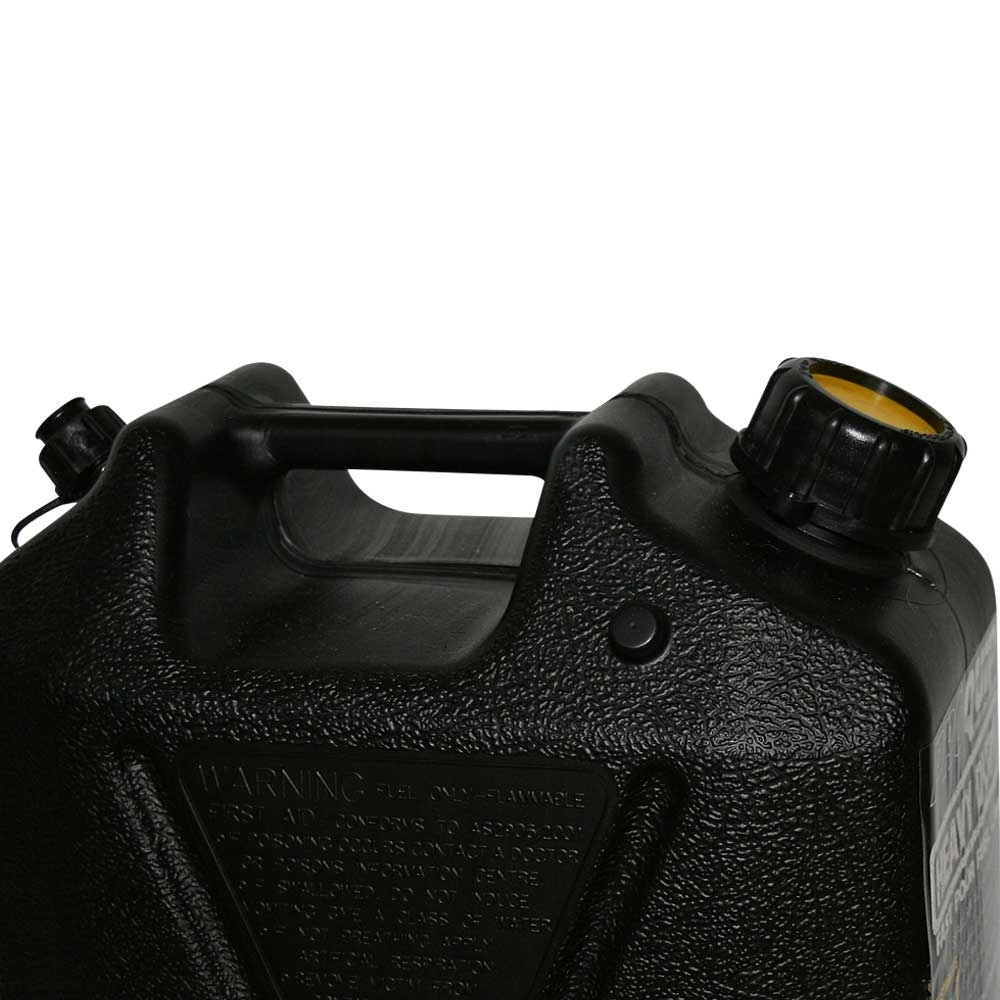 Plastic Fast Pour 20 Litre Fuel Can Heavy Duty Black 5 Plastic Fast Pour 20 Litre Fuel Can Heavy Duty Black - Image 3