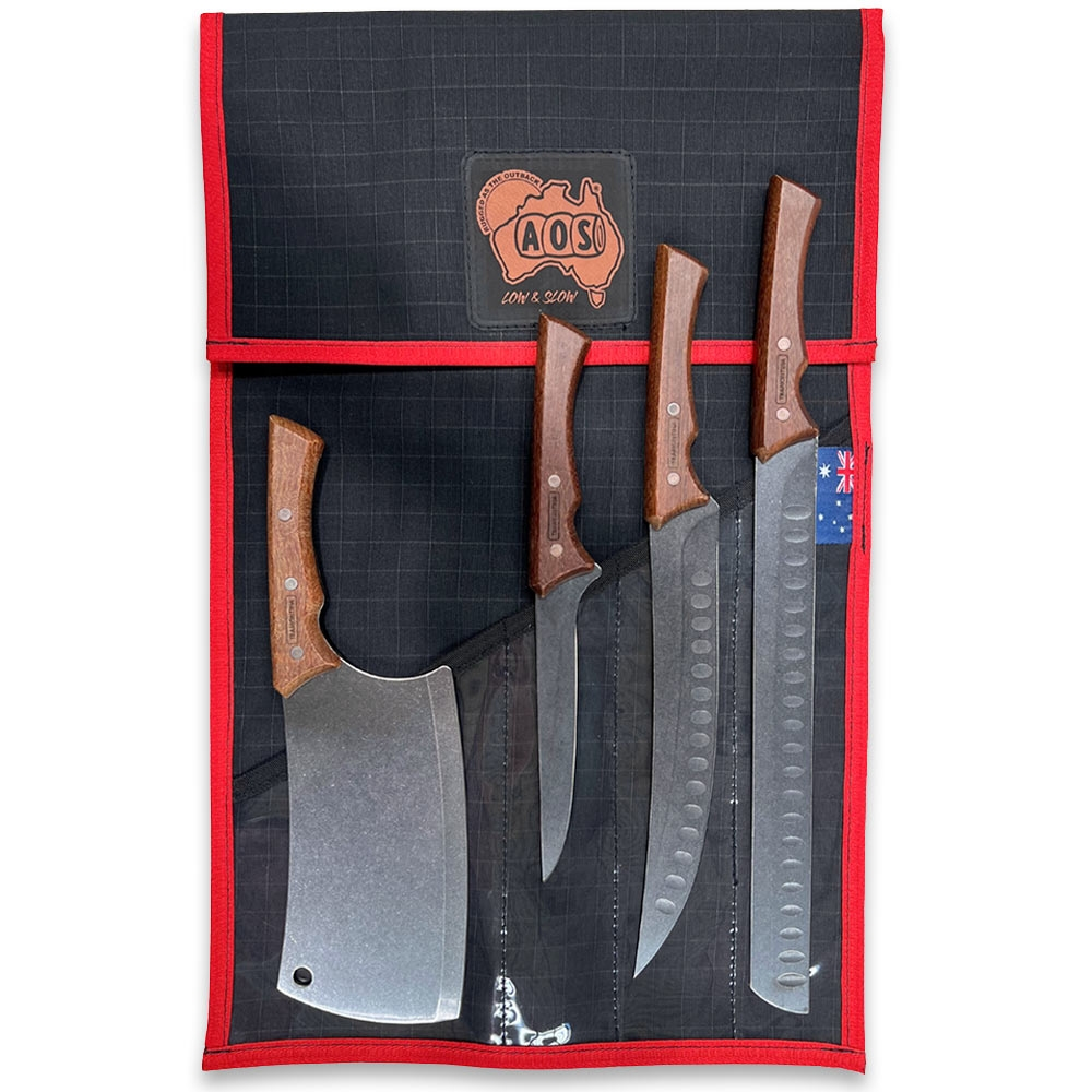 Tramontina Low & Slow BBQ Knife Package Black Series 3 Tramontina Low & Slow BBQ Knife Package Black Series