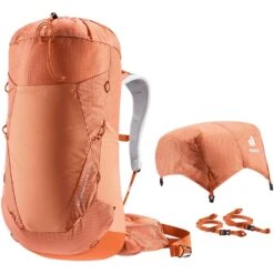 Deuter Aircontact Ultra 45 + 5 SL Backpack -Outdoor Camping Shop 1267031 aircontact ultra 45 plus 5 sl backpack sienna paprika