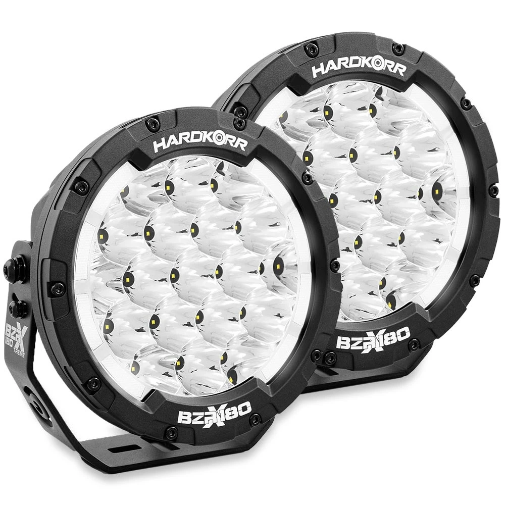 BZR−X Series 7” LED Driving Lights With Wiring Harness 3 BZR−X Series 7” LED Driving Lights With Wiring Harness