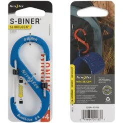 Nite Ize S−Biner Slidelock Aluminium #4 6 Nite Ize S−Biner Slidelock Aluminium #4 -Outdoor Camping Shop 1270793 s biner slidelock carabiner aluminium 4 blue
