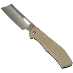 Gerber Flatiron Folding Cleaver Knife -Outdoor Camping Shop 1273390 flatiron folding cleaver knife desert tan