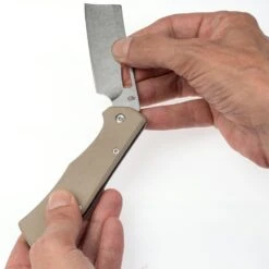 Gerber Flatiron Folding Cleaver Knife -Outdoor Camping Shop 1273391 flatiron folding cleaver knife desert tan