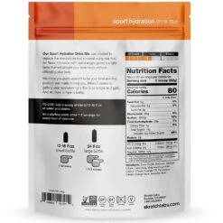 Skratch Labs Hydration Drink Mix 440g Orange 20 Serve 8 Skratch Labs Hydration Drink Mix 440g Orange 20 Serve -Outdoor Camping Shop 1275576 skr sport hydration drink mix 400g resealable pouch oranges