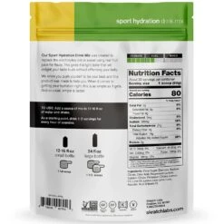Skratch Labs Hydration Drink Mix 440g Lemon & Lime 20 Serve 9 Skratch Labs Hydration Drink Mix 440g Lemon & Lime 20 Serve -Outdoor Camping Shop 1275751 skr sport hydration drink mix 400g resealable pouch lemons limes