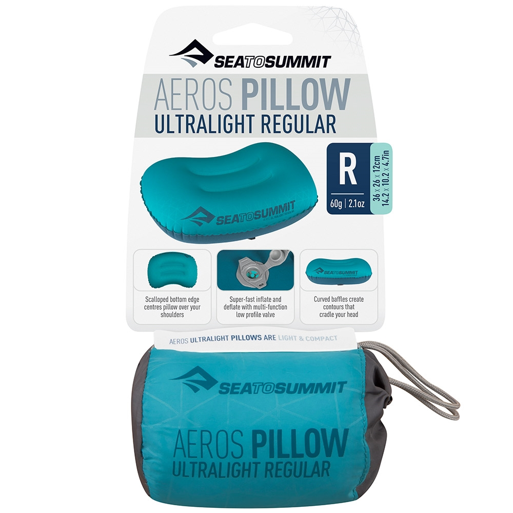 Sea To Summit Aeros Ultralight Pillow Regular 9 Sea To Summit Aeros Ultralight Pillow Regular - Image 7