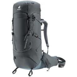 Deuter Aircontact Core 60 + 10 Backpack -Outdoor Camping Shop 1277471 aircontact core 60 plus 10 backpack graphite shale