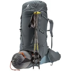 Deuter Aircontact Core 60 + 10 Backpack -Outdoor Camping Shop 1277477 aircontact core 60 plus 10 backpack graphite shale