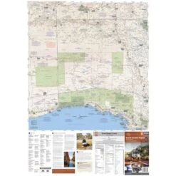 Hema Great Desert Tracks Central Sheet 9th Edition -Outdoor Camping Shop 1278032 great desert tracks series central sheet 9th edt