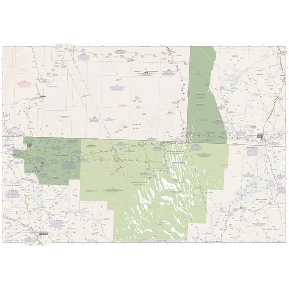 Hema Great Desert Tracks Simpson Desert Sheet 9th Edition 6 Hema Great Desert Tracks Simpson Desert Sheet 9th Edition - Image 4